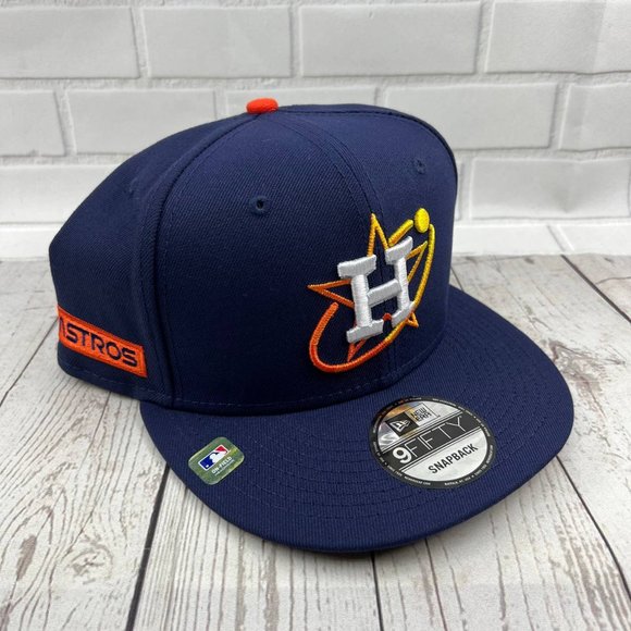 Houston Astros MLB 9Fifty New Era Hat Snapback Cap Blue New Men - Picture 2 of 7